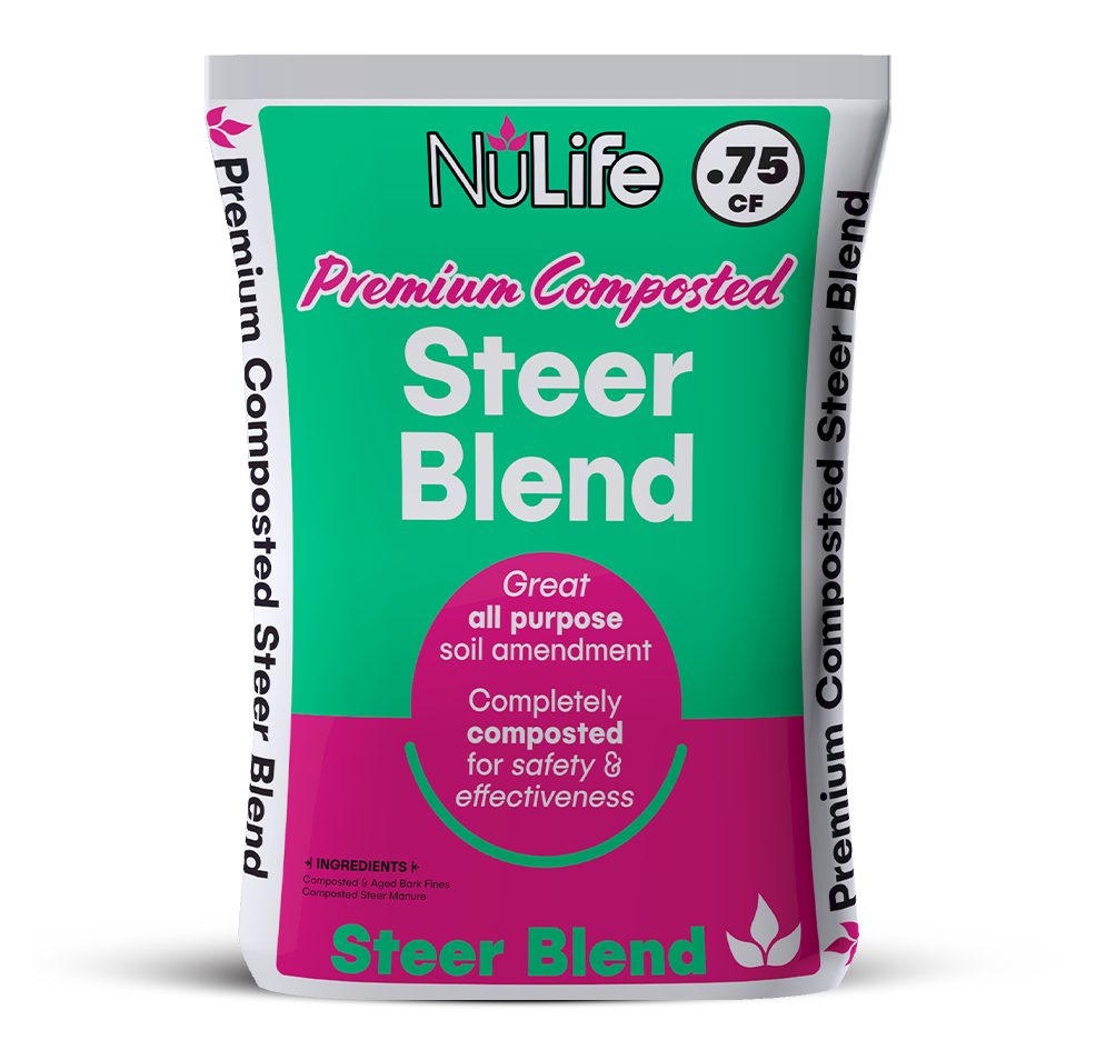 Bag of NuLife Composted Steer Blend