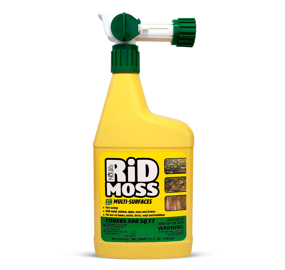 Bottle of NuLife Liquid Rid Moss